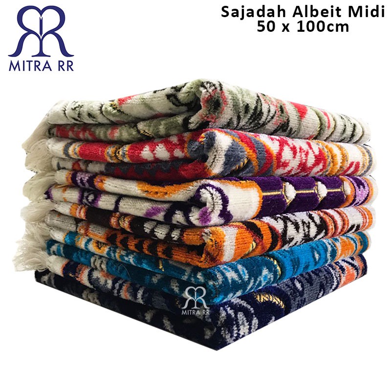 Sajadah Albeit Tanggung 50 x 100cm Sajadah Kanvas Midi Murah Made In Turkey