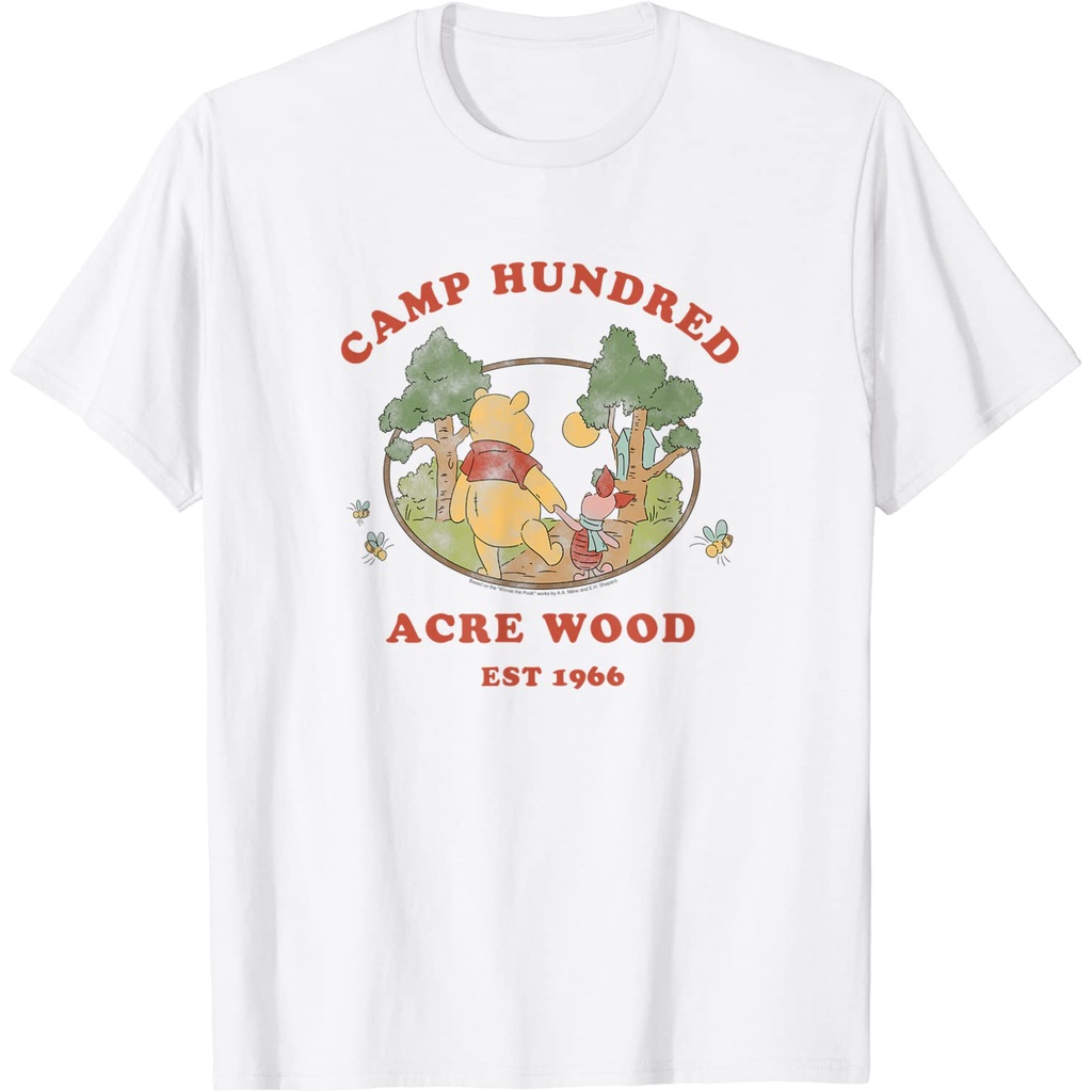 Kaos Anak Disney Winnie The Pooh & Piglet Walking Camp 100 Acre Wood