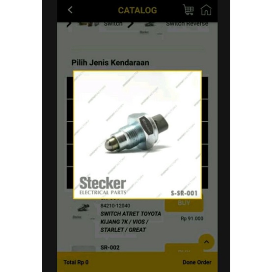 Switch swit mundur atret toyota starlet vios limo yaris great corolla dan kijang kapsul 7k bagus ste