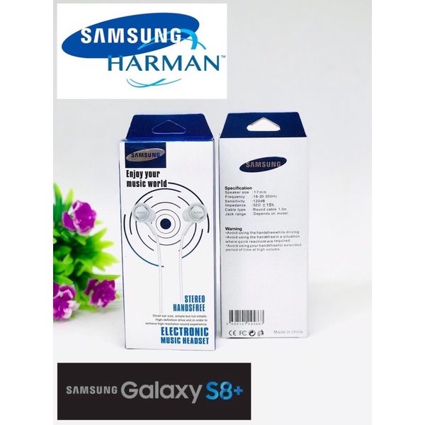 GROSIR HANDSFREE SAMSUNG AKG S8+ JACK 3.5MM BEST EARPHONE PREMIUM PACK PANJANG