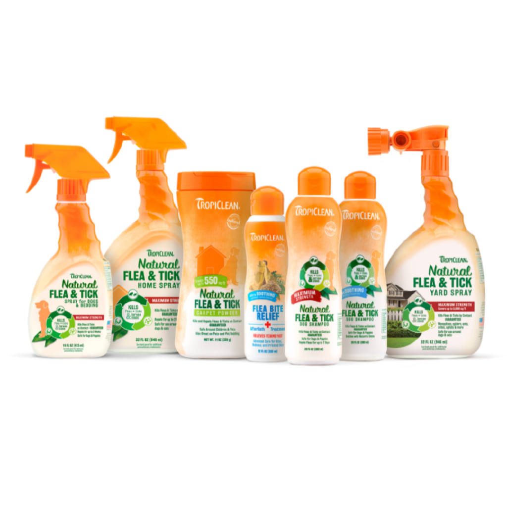 Tropiclean Shampoo Kutu Anjing Natural Flea And Tick Shampoo 582ml Shopee Indonesia