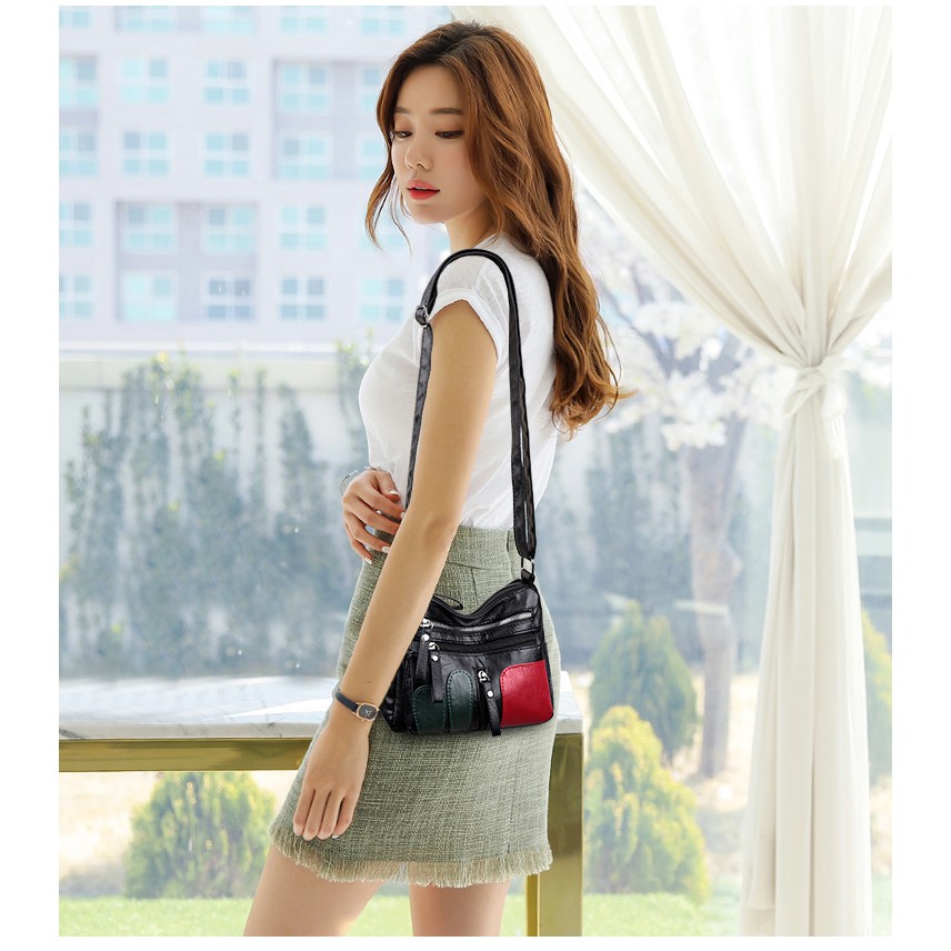 Azgalery T148 Tas Wanita Selempang Fashion Bags Kekinian Murah Slingbang Import Tas Slempang Korea