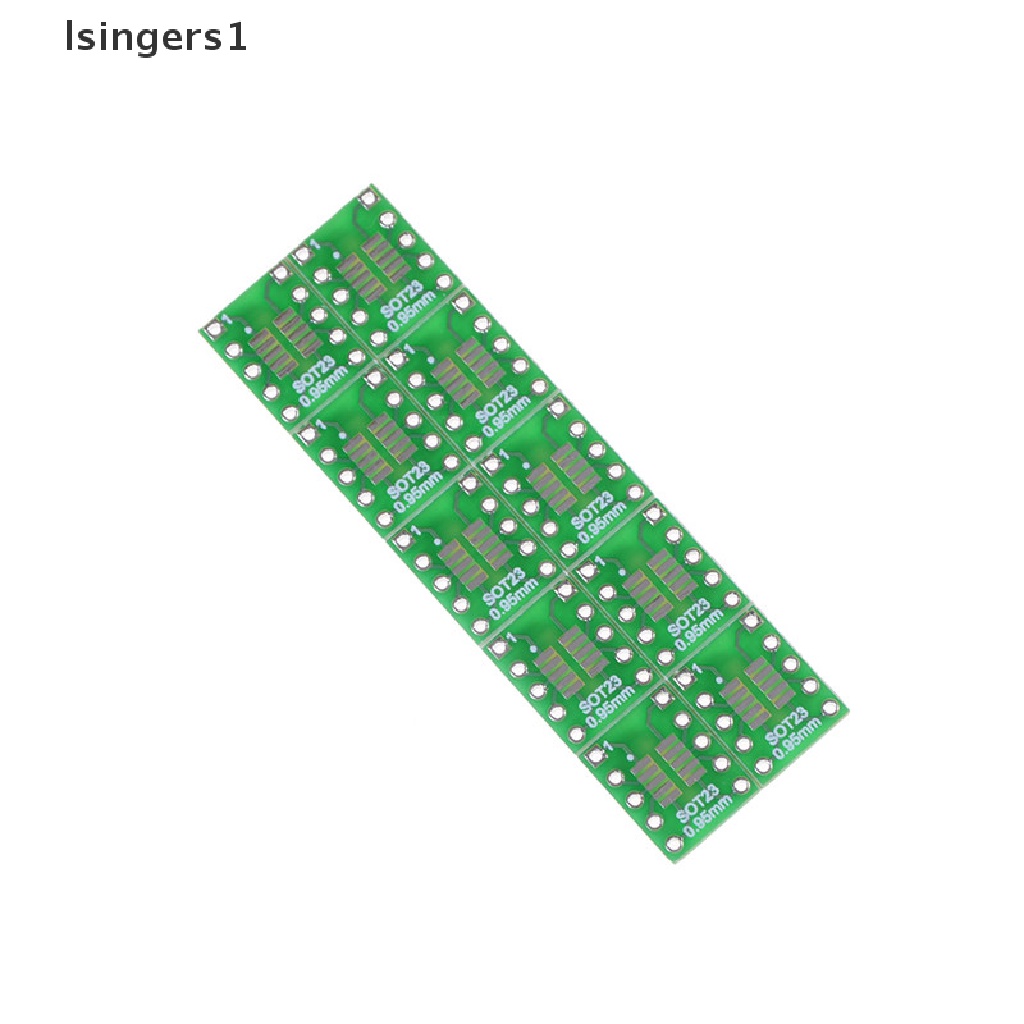 [lsingers1] 10PCS SOT23 SOP10 MSOP10 Umax SOP23 to DIP10 Pinboard PCB Board Convert Boutique