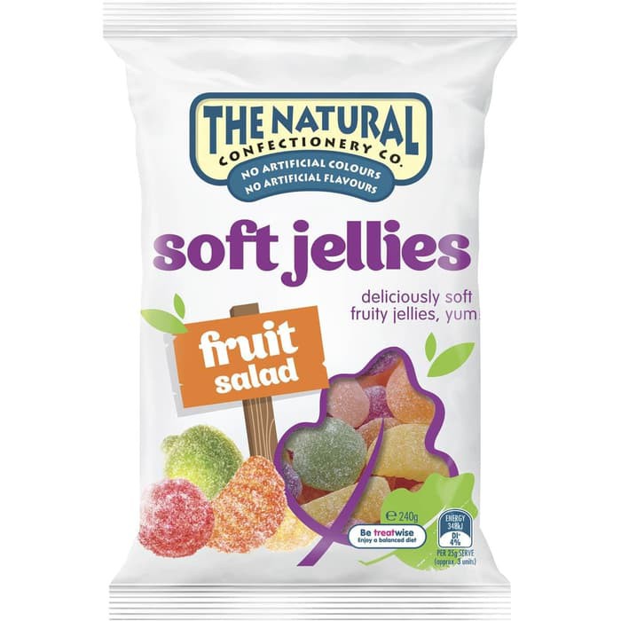 

The Natural Confectionery Co Soft Jellies Forest Fruits Candy 240 gr
