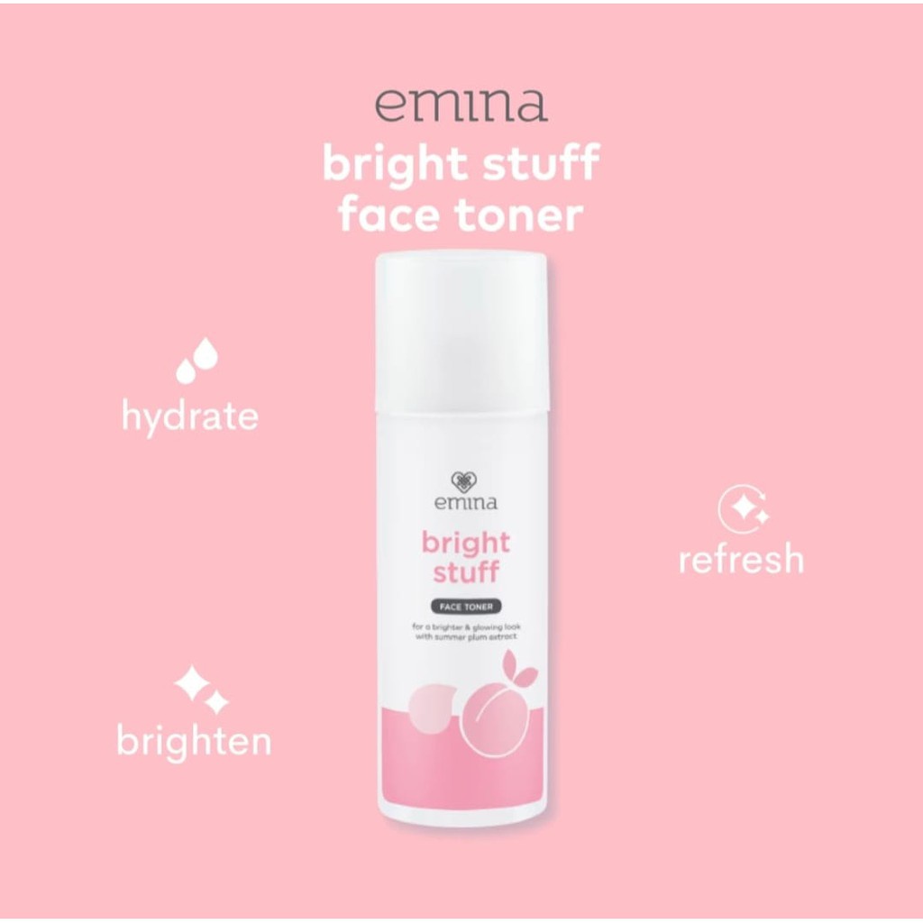 PROMO (BISA COD) Emina Bright Stuff Face Toner 100 ml