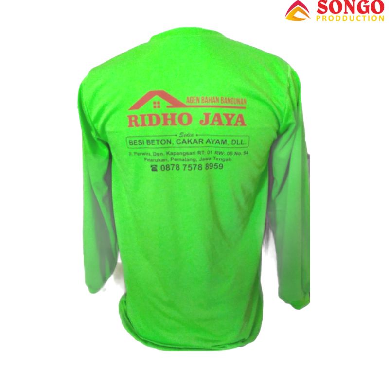 Songo Production | KAOS HADIAH, KAOS PROMOSI, KAOS TOKO | MINIMAL 100 PCS, Bahan PE/semi katun, GROS