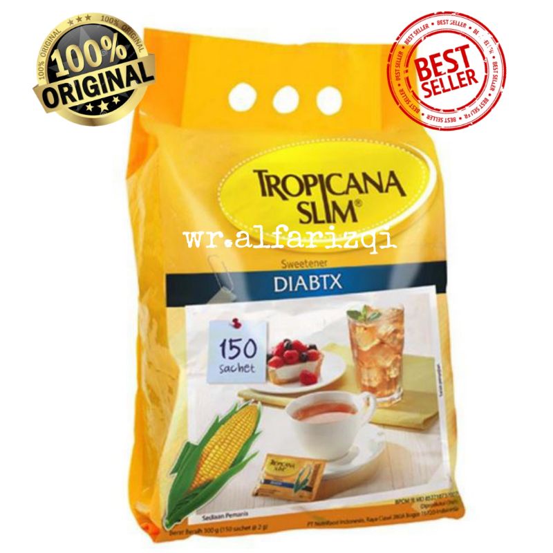 

Tropicana Slim Diabtx 150 / Classic 160 Sachet / Sweetener Jagung Diabetes Diet