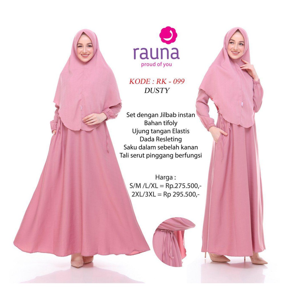 GAMIS SYARI RK 099 DUSTY II  RAUNA