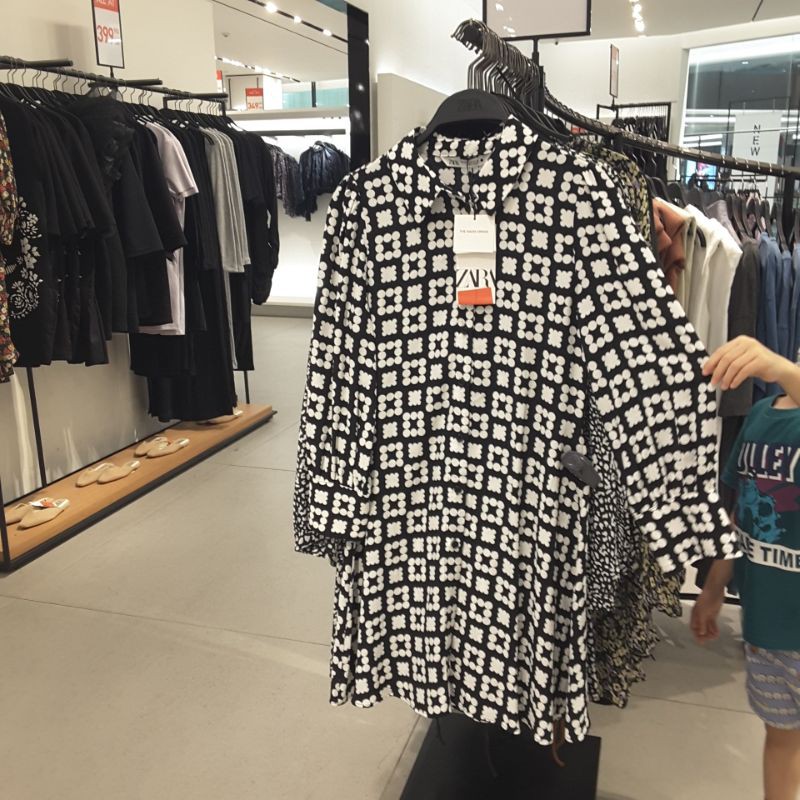 ZARA ORI SALE DIJAMIN READY LANGSUNG CHECK OUT KIRIM Blouse Satin Katun Linen Rajut Lengan Panjang