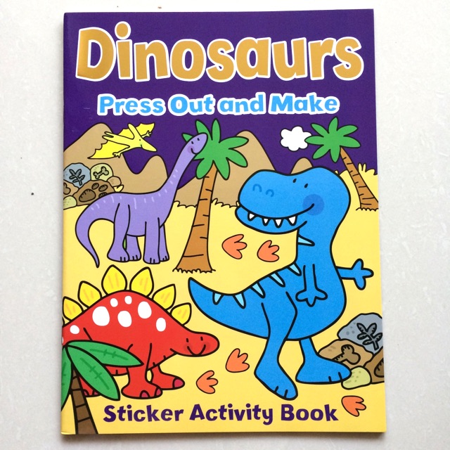 Dinosaurs : Press Out and Make Sticker Activity Book