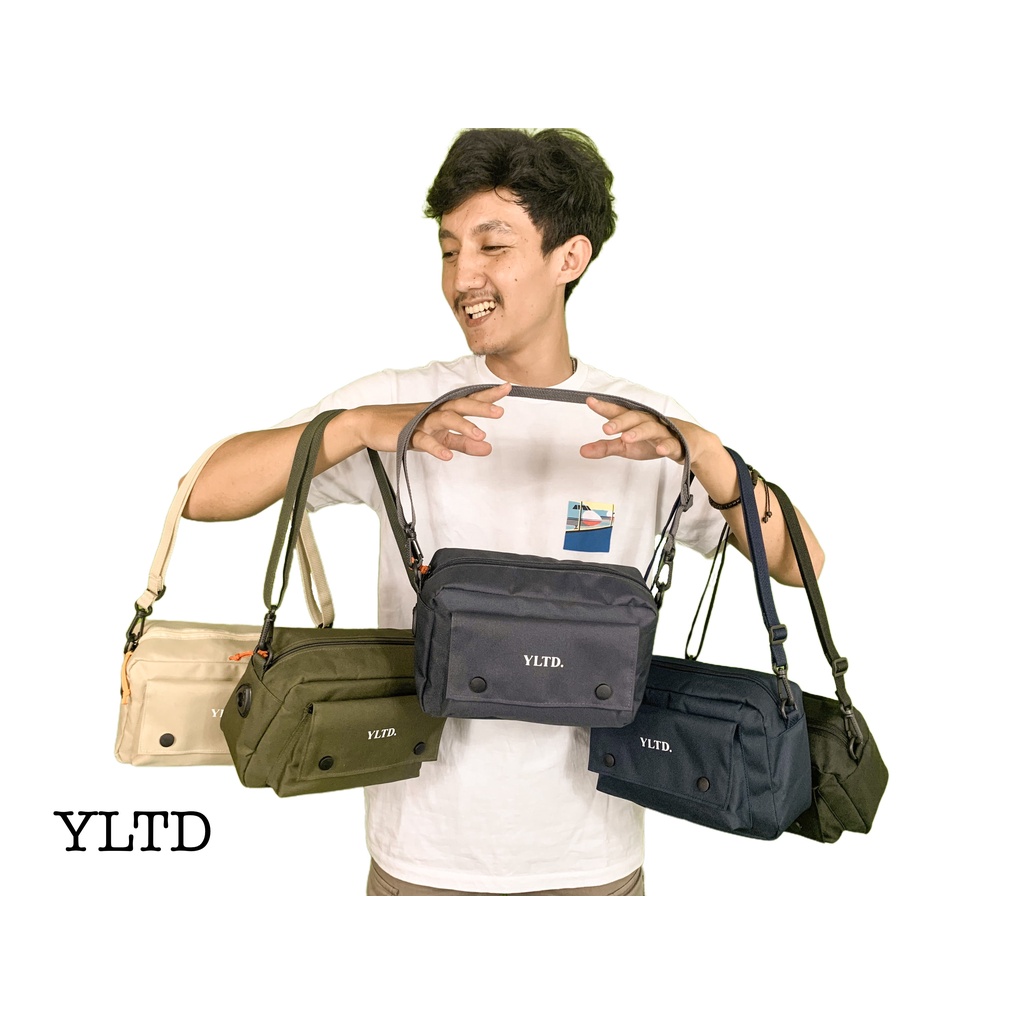 YLTD - Tas Selempang Bahu Pria Tas selempang Cowok Slingbag YLTD original