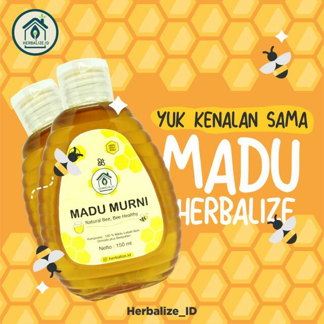 

RAW HONEY - Madu Murni - Madu Hutan - Herbalize