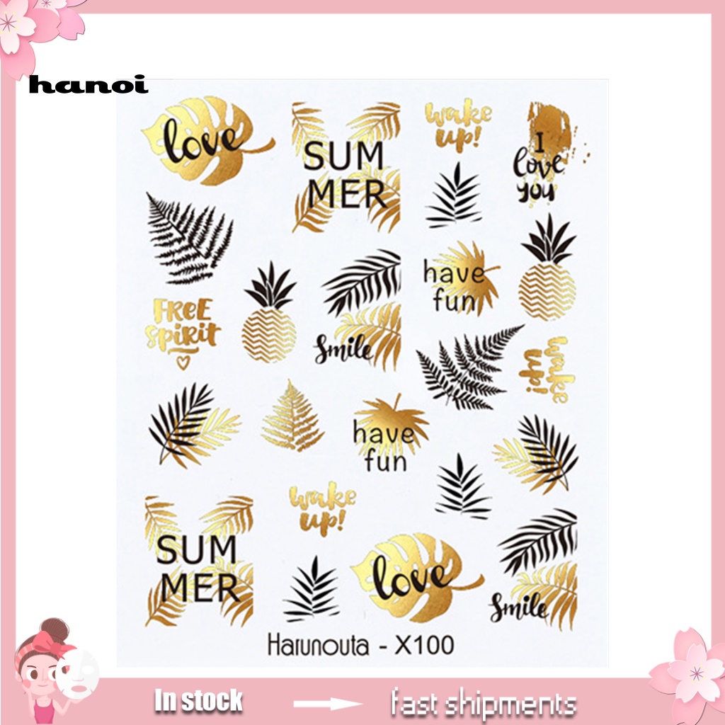 Stiker Kuku Aneka Motif Untuk Nail Art