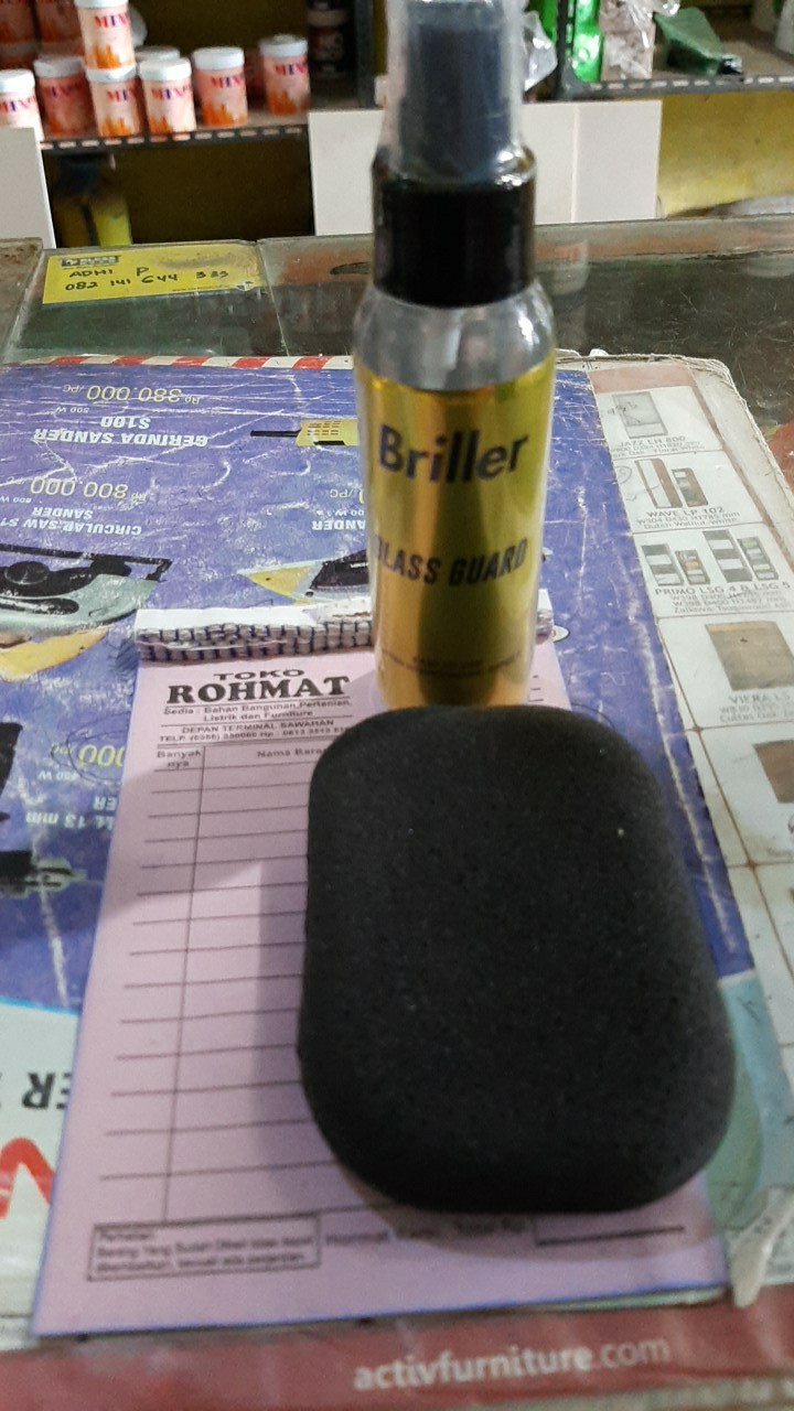 Briller Glass Guard/ Pelapis Kaca Menolak Tetes Air