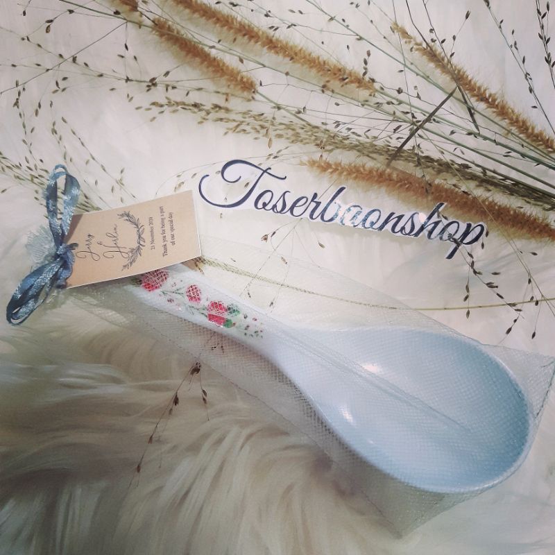 Souvenir pernikahan centong nasi (100pcs)