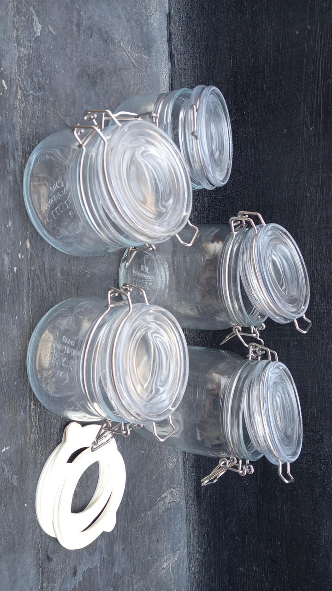 Toples Kaca Utk Kue Lebaran Krkn Tempat Kue Kering Lebaran 1l