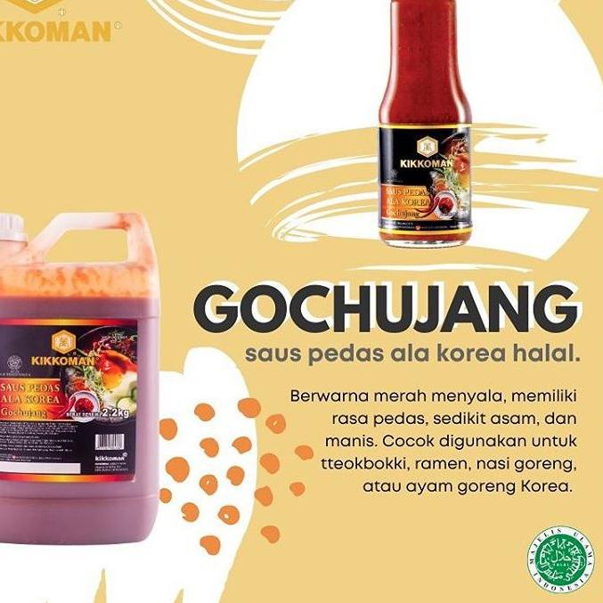 

Ready Stok Kikkoman Gochujang Sauce Halal 300 gr - Saus Pedas Korea