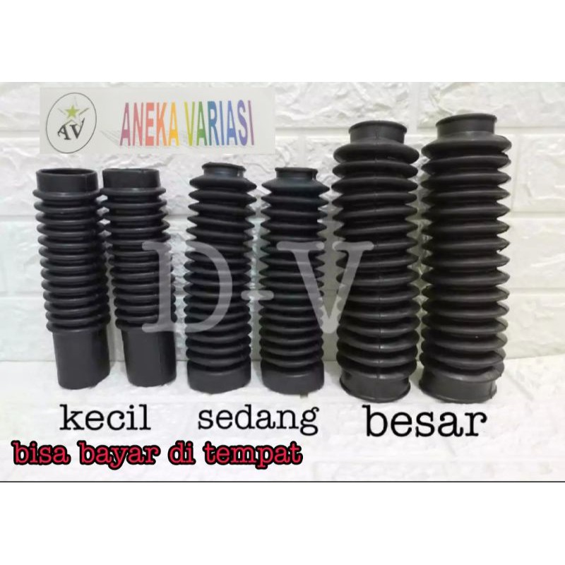 karet pelindung shock depan motor