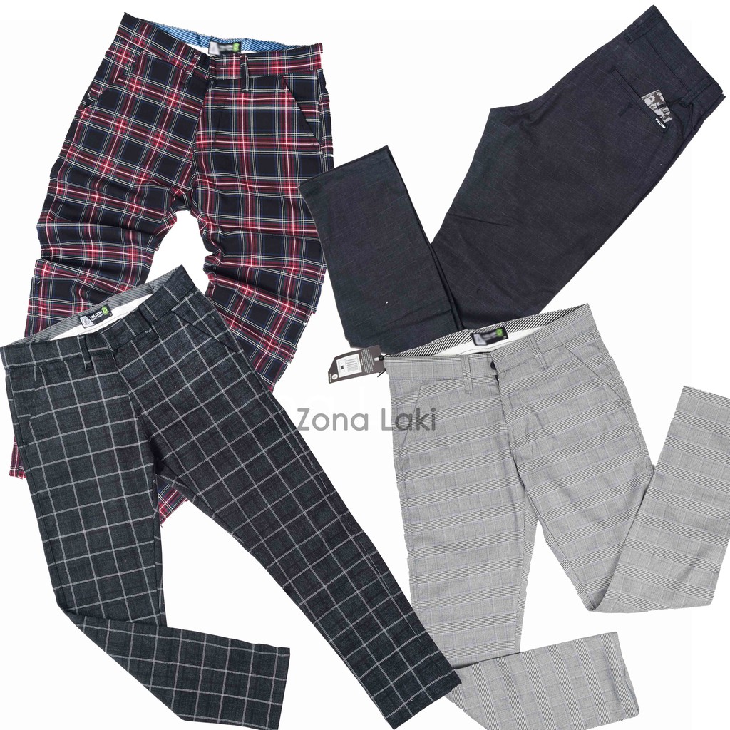 Celana Tartan Pria Murah/ Celana Tartan Cowok/ Celana Panjang Tartan