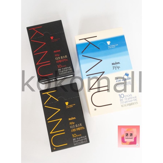 

Kanu Coffee | Americano| Maxim Coffee | Instant Coffee | Kopi Korea