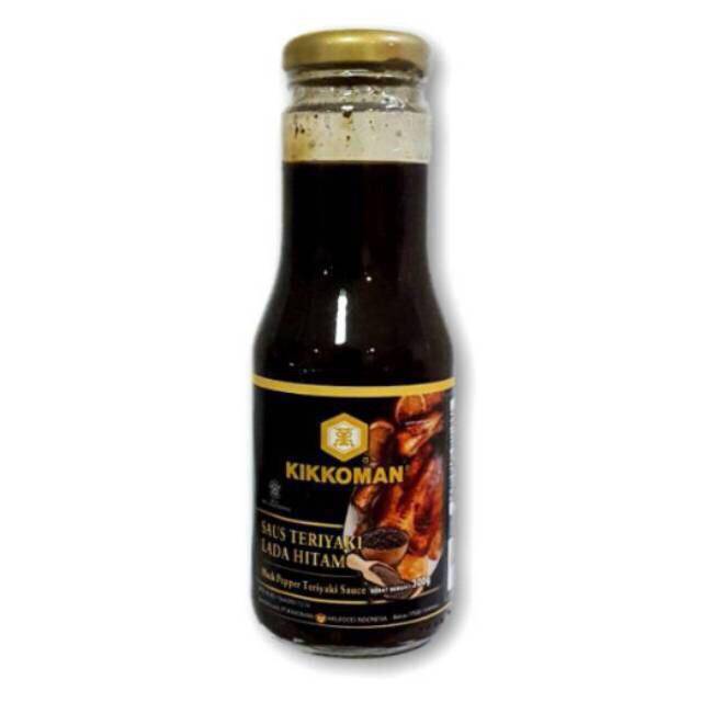 Khas Kikkoman Black Pepper Teriyaki Sauce / Lada Hitam teriyaki 300 gram