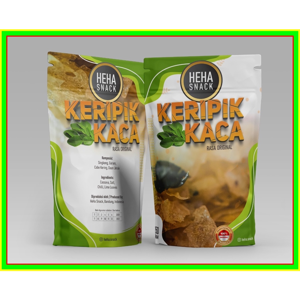 

Keripik kaca Kripik kaca Keripik kaca original daun jeruk 80gr Cemilan Makanan ringan Snack premium