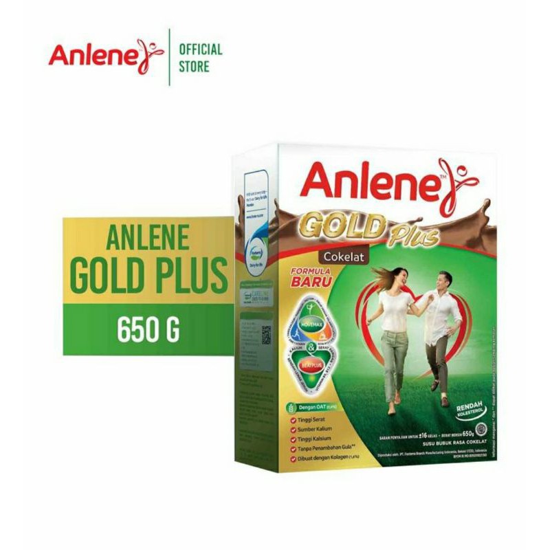 

Anlene Gold Plus Coklat Formula 650g