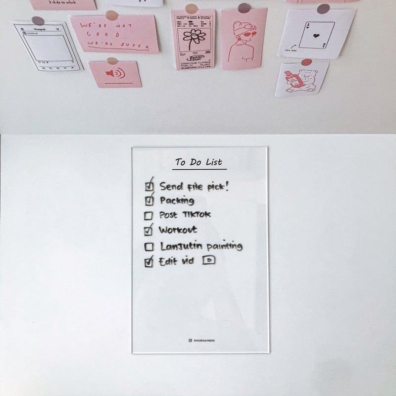 

ACRYLIC PLANNER - DESK EDITION | To Do List