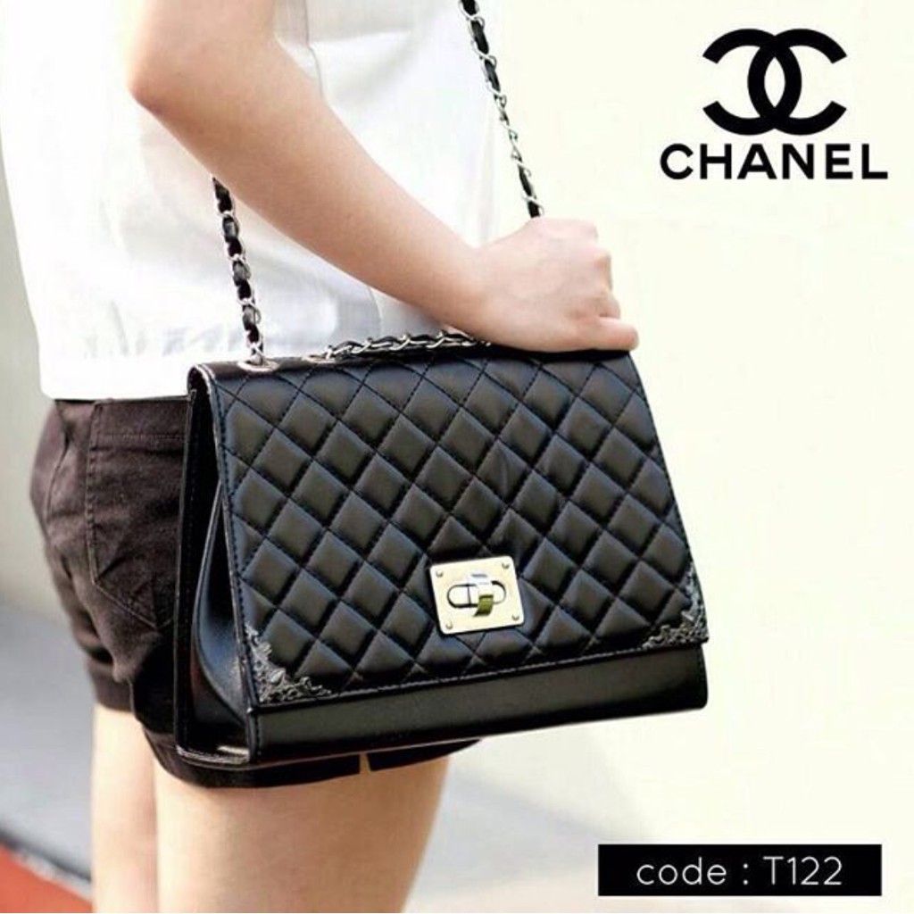 TAS LOKAL/TAS MURAH/TAS WANITA/CHANEL BOX PLAT