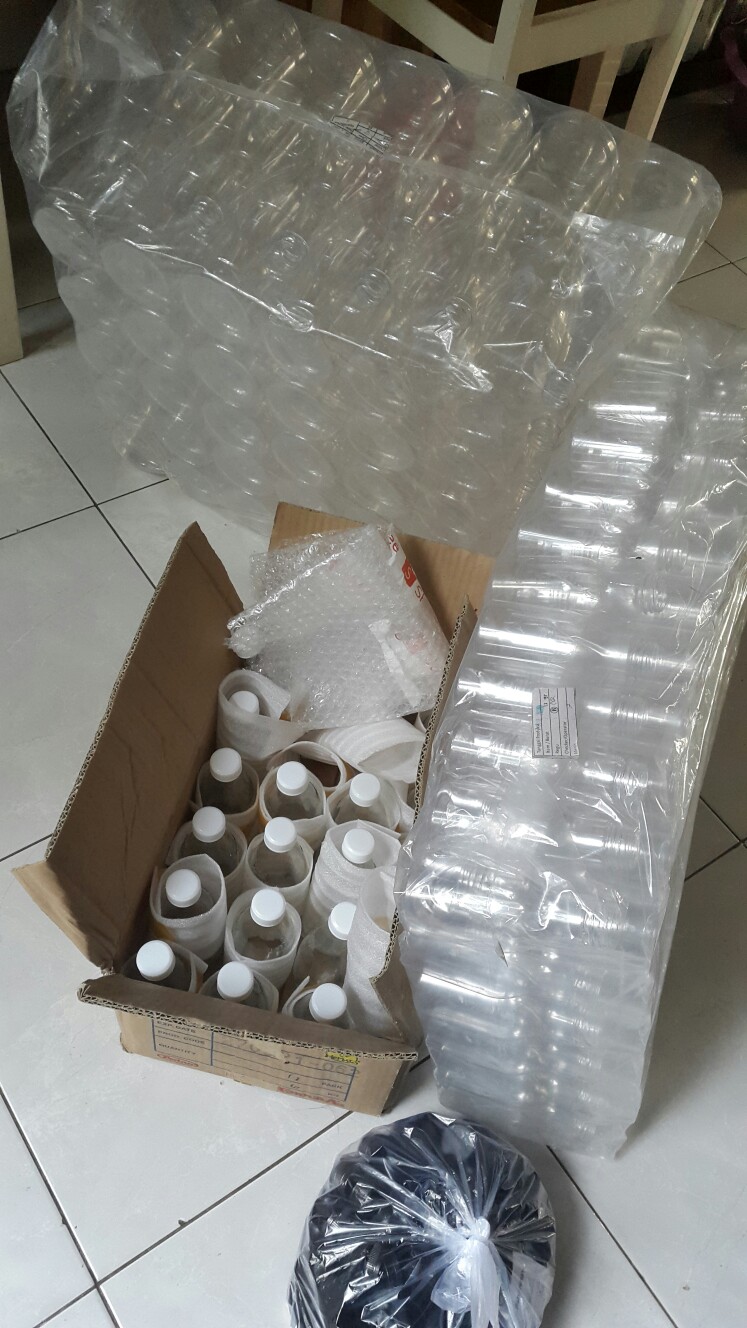 Botol Plastik 250ml Pir / Botol Jus Murah / Botol Pet / Botol Minuman