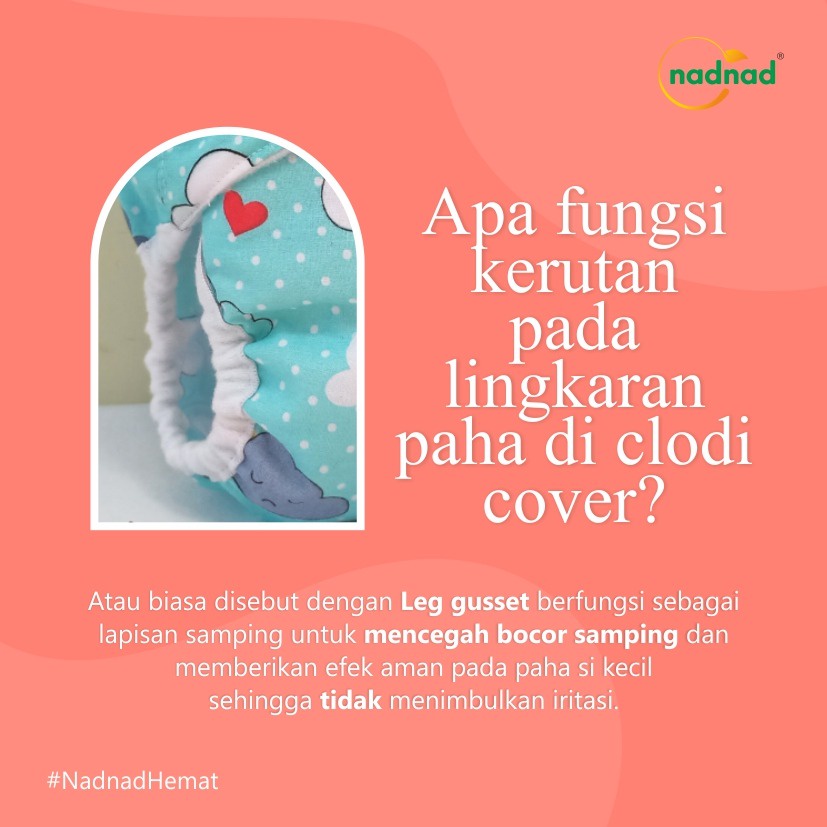 Clodi Popok Cover Perekat bb 3-11KAg Dan Celana BB 7-17 Kg Popok Kain Cuci Ulang By Nadnad Inovasi Terbaru Motif Full Printing Kain Lebih Lembut Dan Tidak Luntur