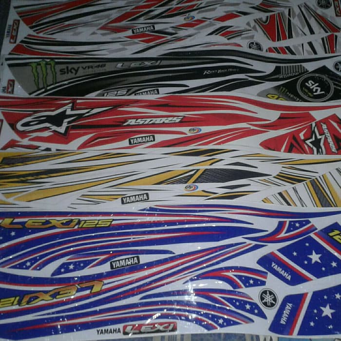 Striping motor Lexi murah