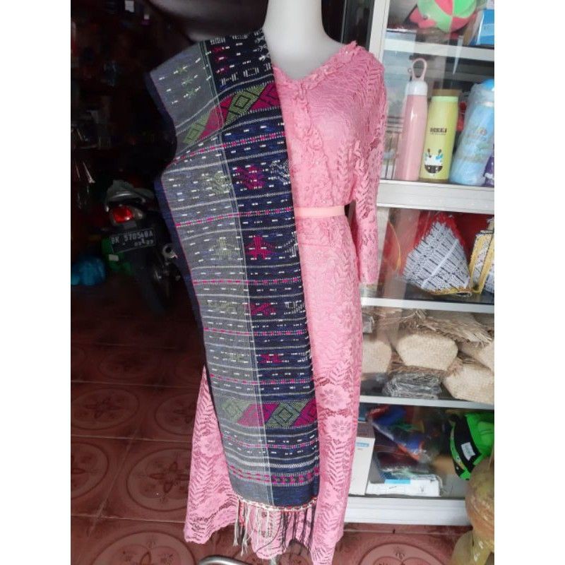 HANDE-HANDE FULL PAYET SIMATA MANIK SELENDANG BATAK ULOS MINI BATAK TENUN TANGAN TARUTUNG