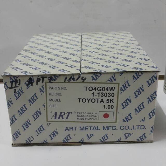 Piston / Seker Kijang 5K merk ART oversize 1.00