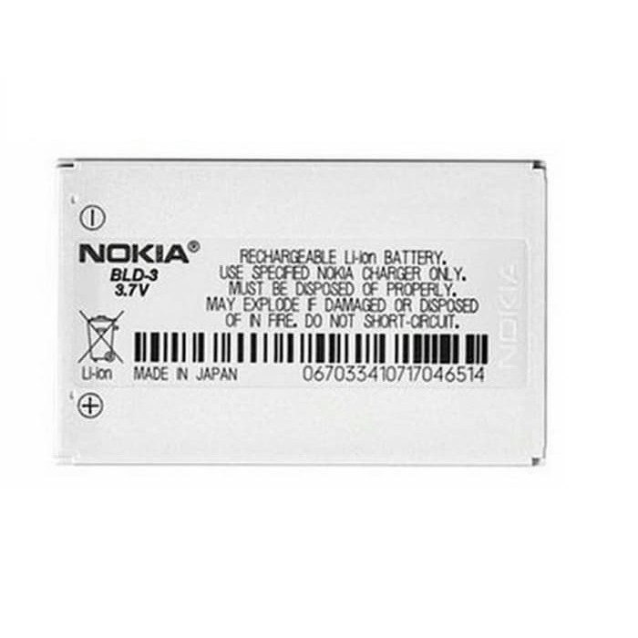 Battery Batre Baterai Nokia 2100 3200 3205 3300 6610 7210 7250  BLD-3  BLD3