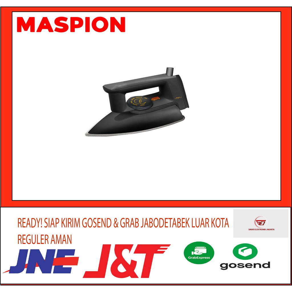 Maspion Setrika EX 1010 BLACKberry series. Baru Bergaransi Resmi