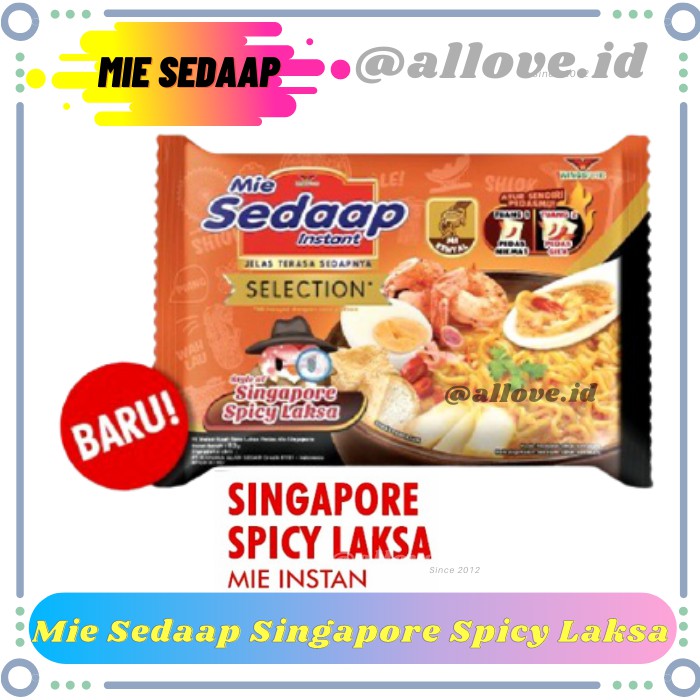 

Mie Sedaap Instan Singapore Spicy Laksa