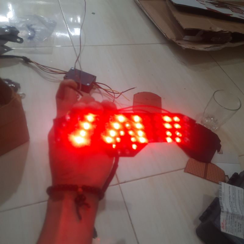 stoplamp running vario 125.150 new/13 mode/rem kedip &amp; stay led 4 baris