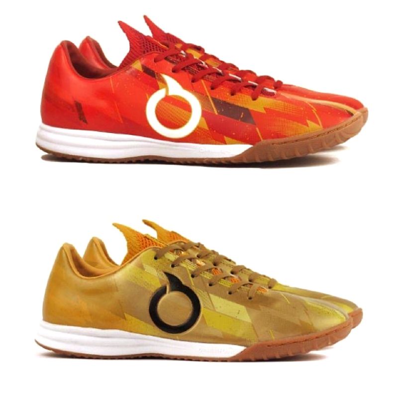 SEPATU FUTSAL ORTUS CATALYST THERION IN GOLD ORTRANGE