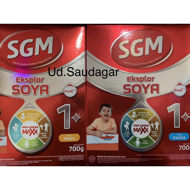 Sgm Eksplor Soya 1+ 1 Plus 700Gr