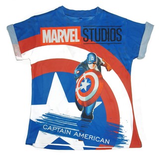 ELNAVA BAJU ANAK  COWOK IMPORT KAOS ANAK CAPTAIN AMERICA  