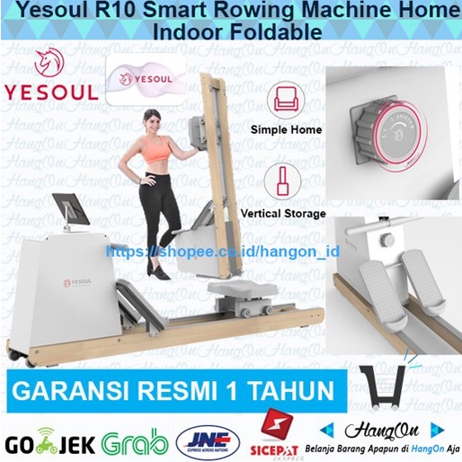 Yesoul R10 Smart Rowing Machine Home Indoor Alat Gym Fitness Foldable