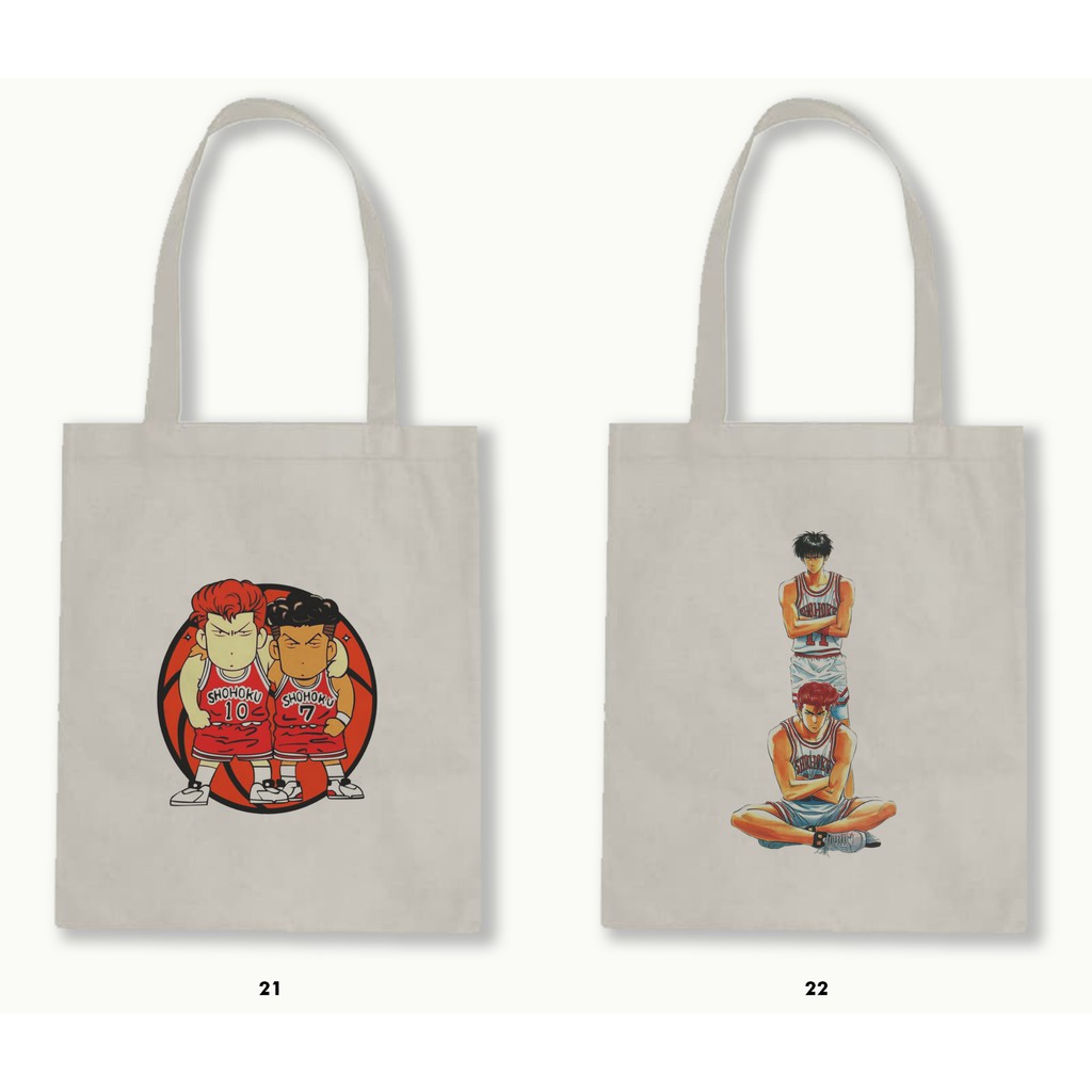 TOTE BAG BLACU  - SLAM DUNK (MANGA) .01