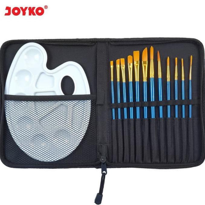 

TERMURAH Joyko Art Brush Set (kuas +palet ) BRS-7 / alat lukis Kode 1411