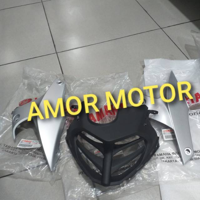 Cover under , Cover mesin 1set yamaha new Vixion R 155 original