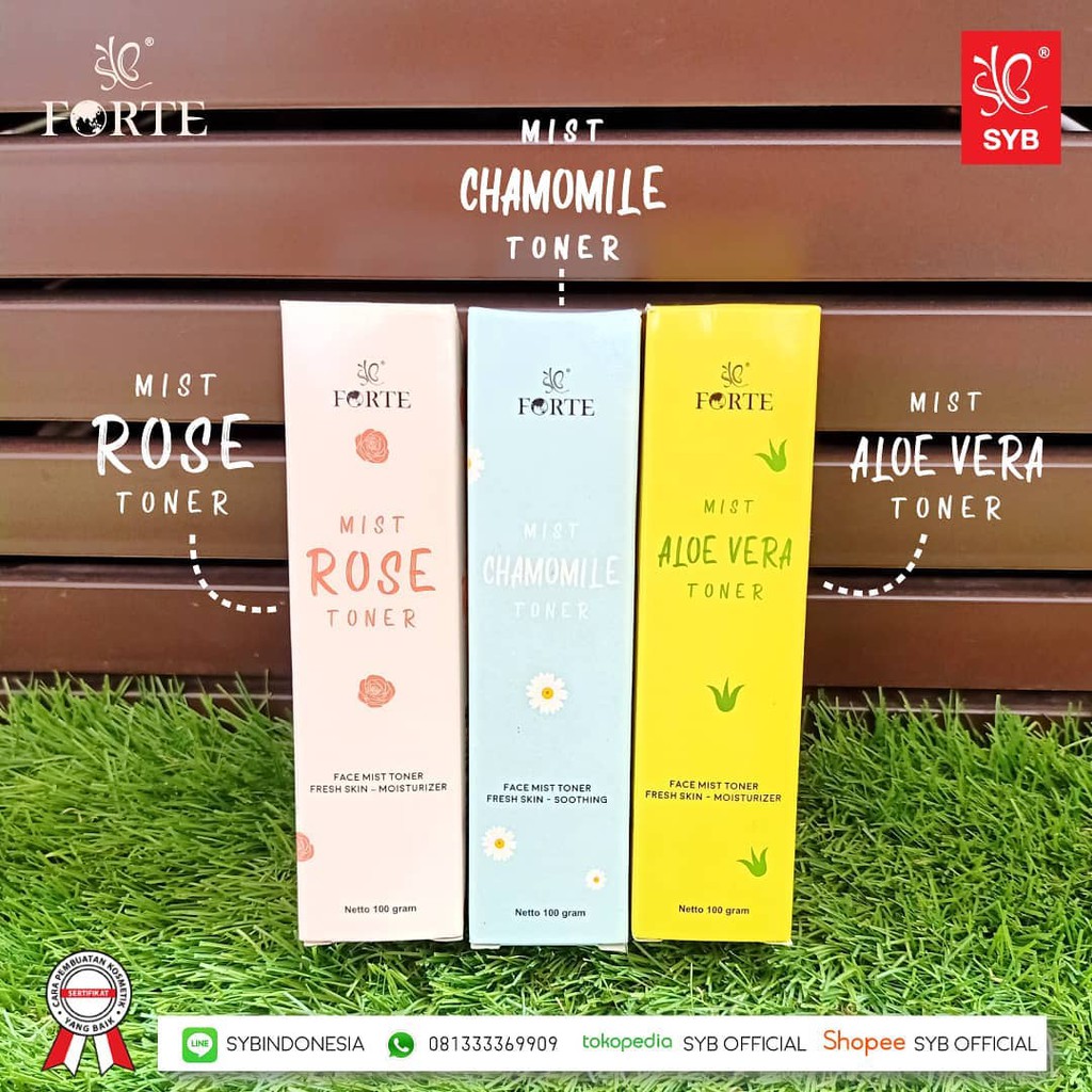 ✿ MADAME ✿ SYB FORTE MIST SPRAY TONER BPOM / FACE TONER PENYEGAR &amp; PEMBERSIH