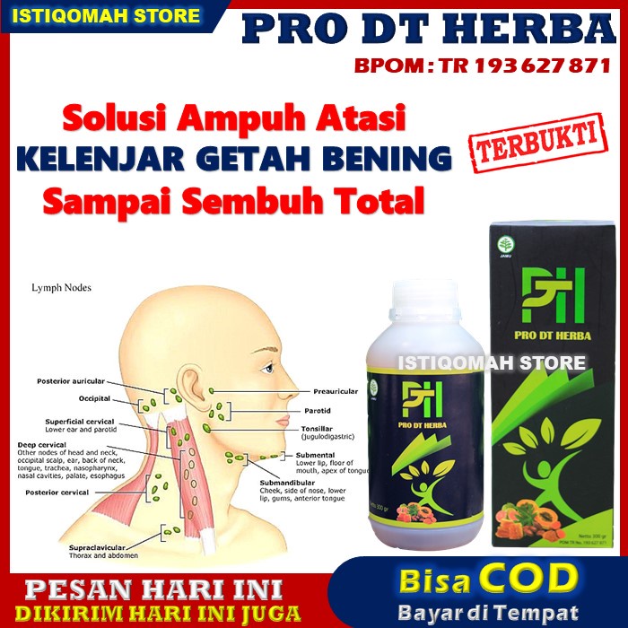 PROMO COD Pro DT Herba Obat Kelenjar Getah Bening Di Leher Ketiak Selangkangan Tiroid Lipoma Benjolan Tumor Bartholin Herbal Alami Paling Ampuh Asli