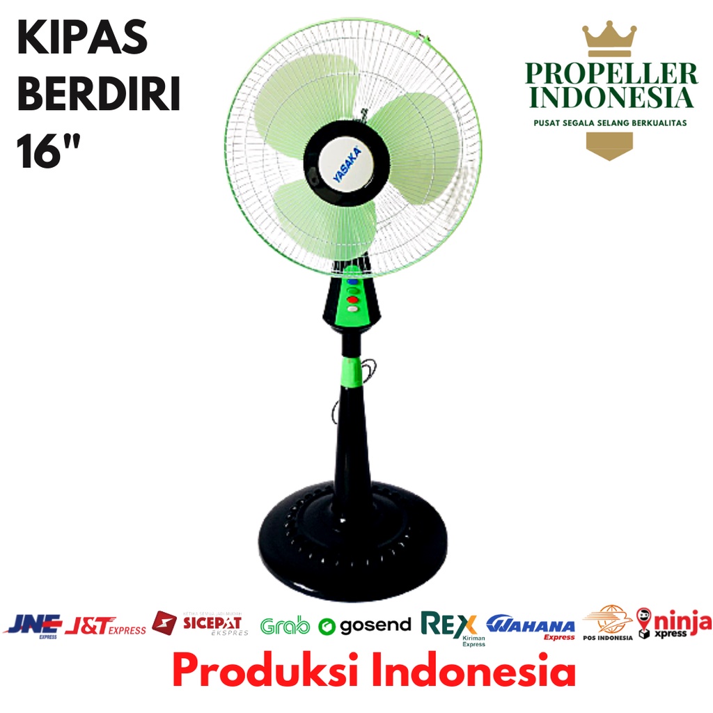 Kipas/ Kipas Angin Berdiri/ Kipas Angin Standing 16 inch Ungu 1606