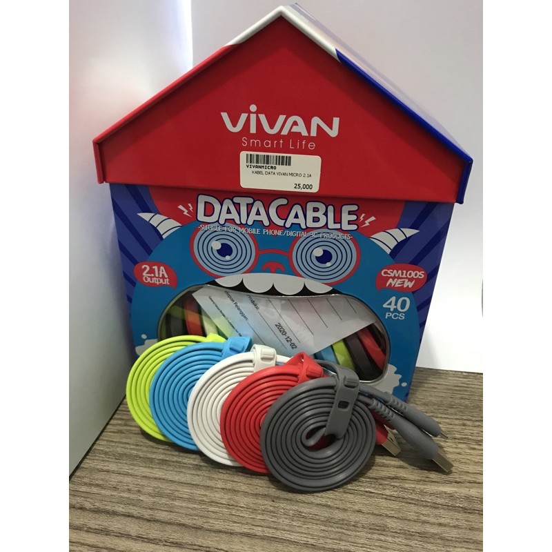 KABEL DATA VIVAN MICRO 2.1A