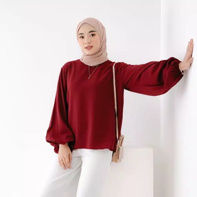 DISKON KALINA BLOUSE - atasan murah / blouse murah / atasan wanita / blouse wanita / atasan cantik